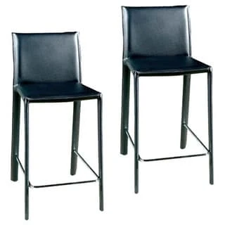Modern Faux Leather 26 Counter Stool