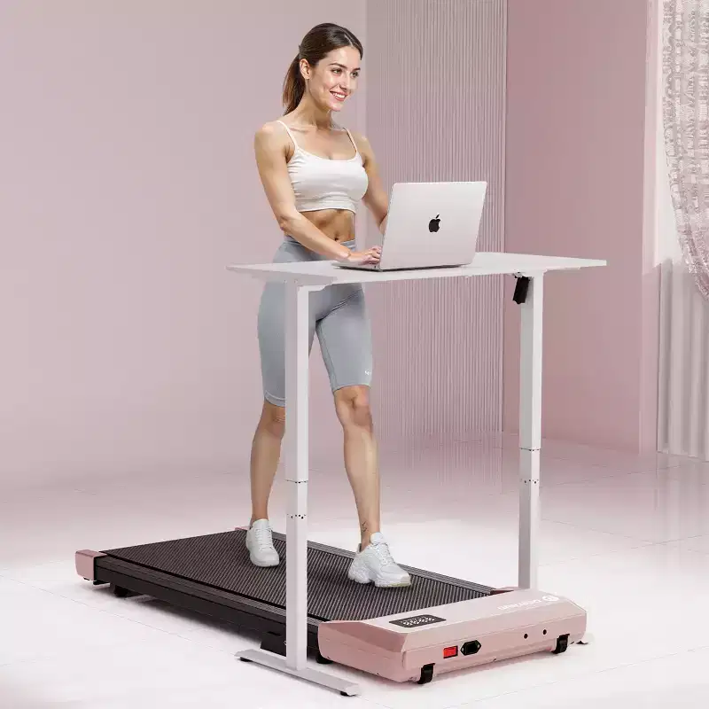 DeerRun Q2 Urban 7% Incline Mini Under desk wakling pad 14.96*35.43inches Belt With App & LED Display