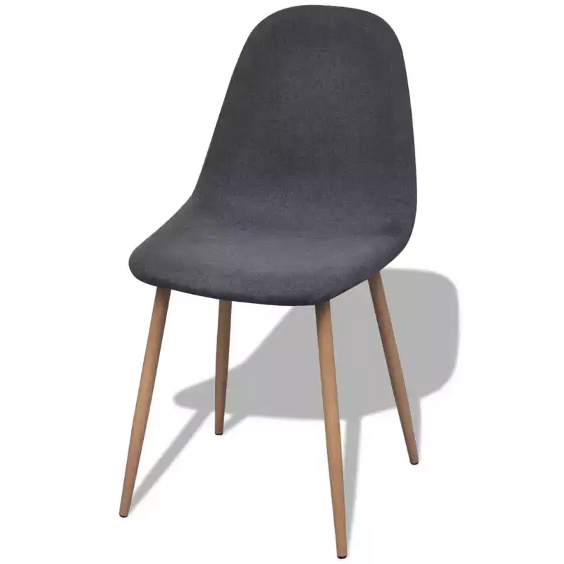 Grey Fabric Accent Chair
