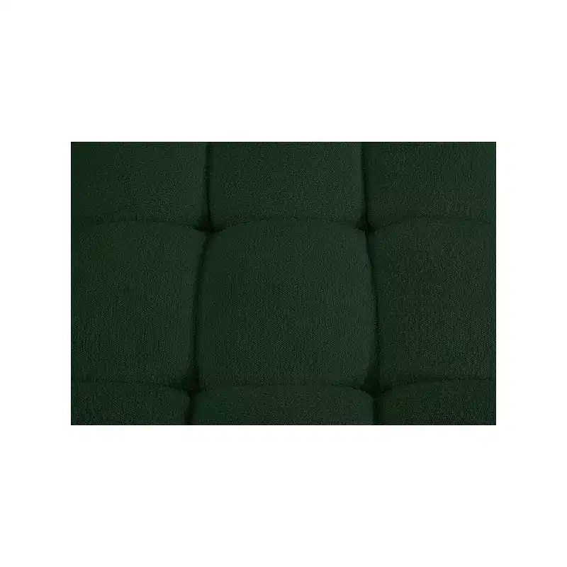 Meridian Furniture Ames Green Boucle Fabric Modular Sofa