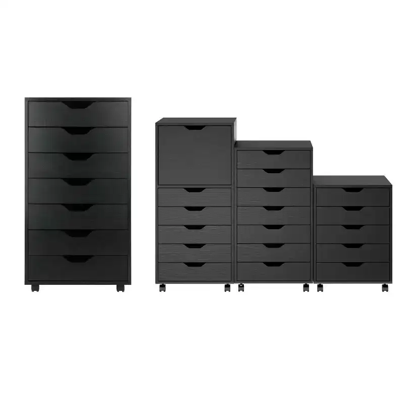 7 Drawer Cabinet with Casters -
