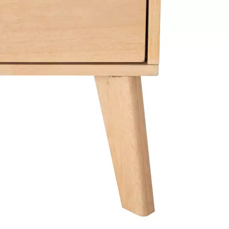 Linon Reid 2 Drawer Nightstand Natural
