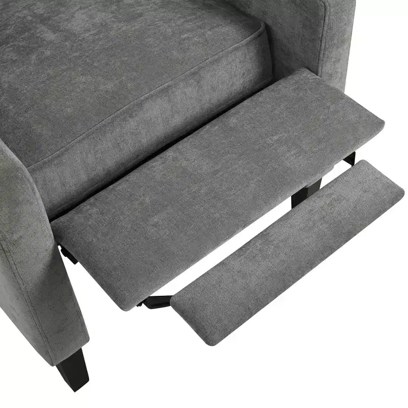 Christopher Knight Home Nicole Button-tufted Upholstered Recliner Chair with Foldable Side Table