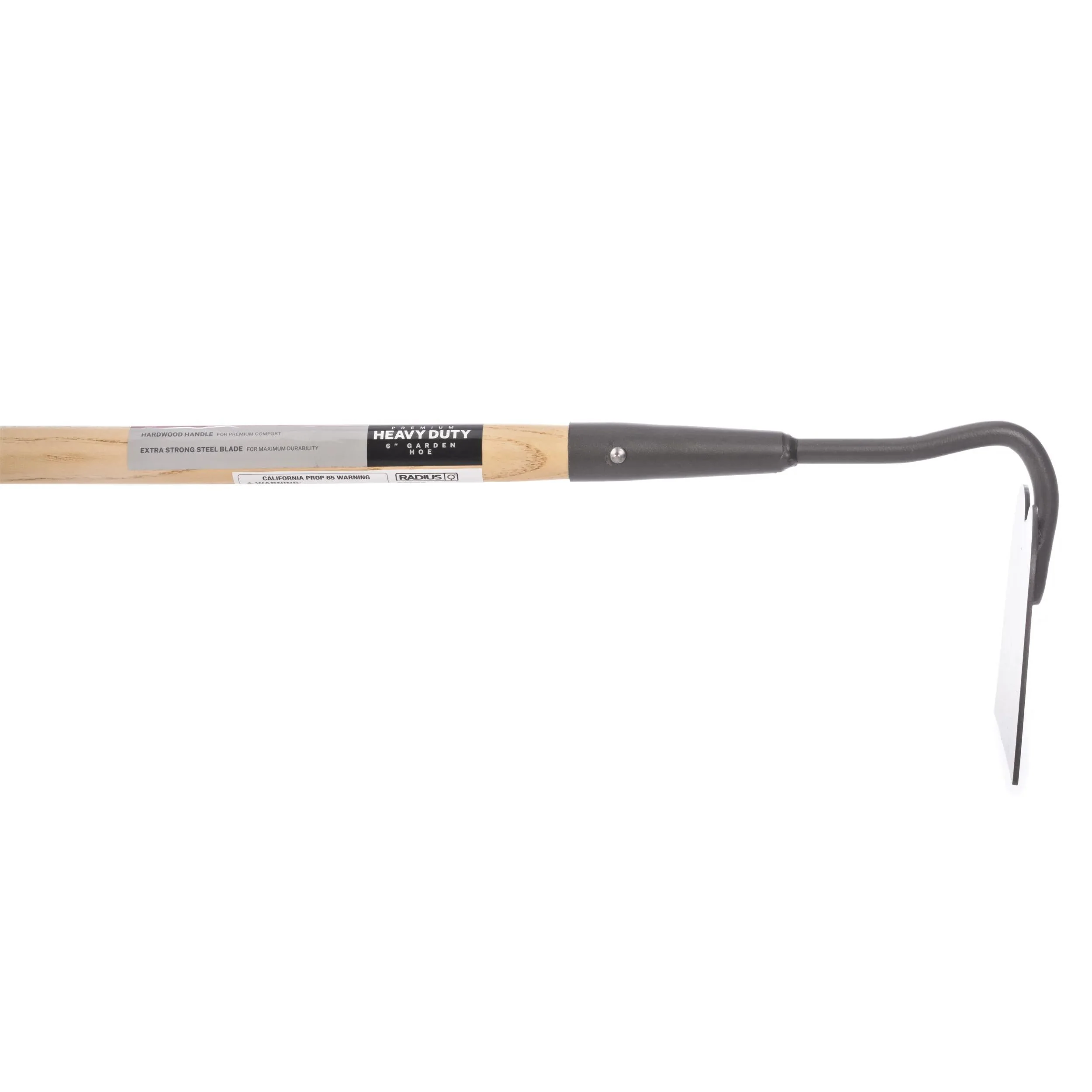 Garden Hoe with 54-Inch Hardwood Handle and 14-Gauge Steel Blade