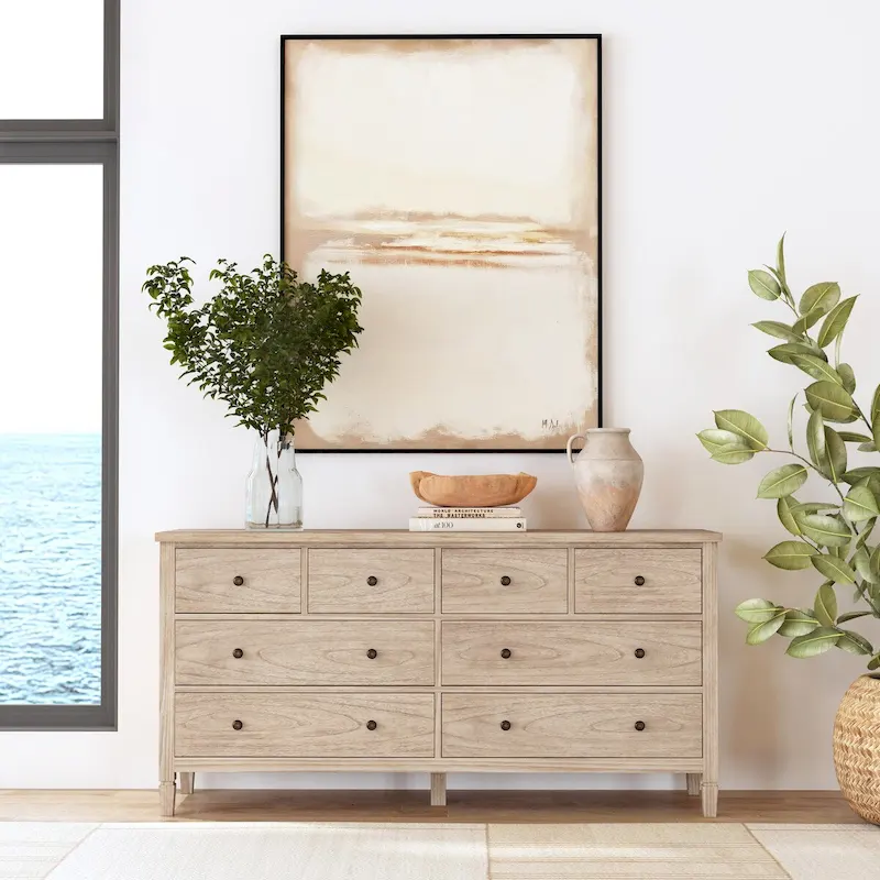 Flagstaff 8-Drawer Wood Dresser