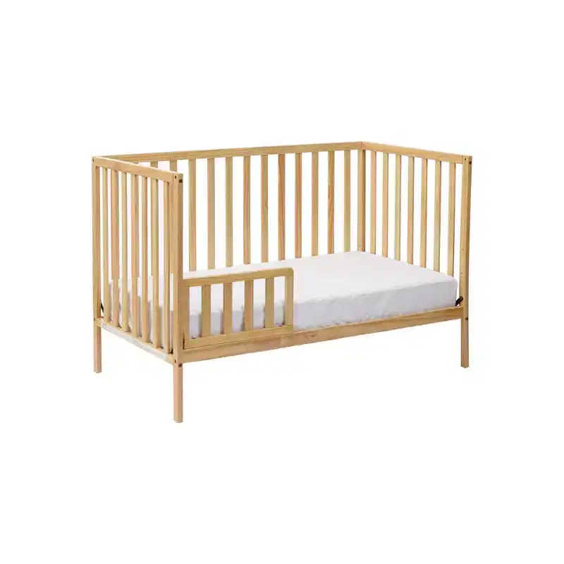 GDFStudio Little 3-in-1 Convertible Solid Wood Bedside Crib Only