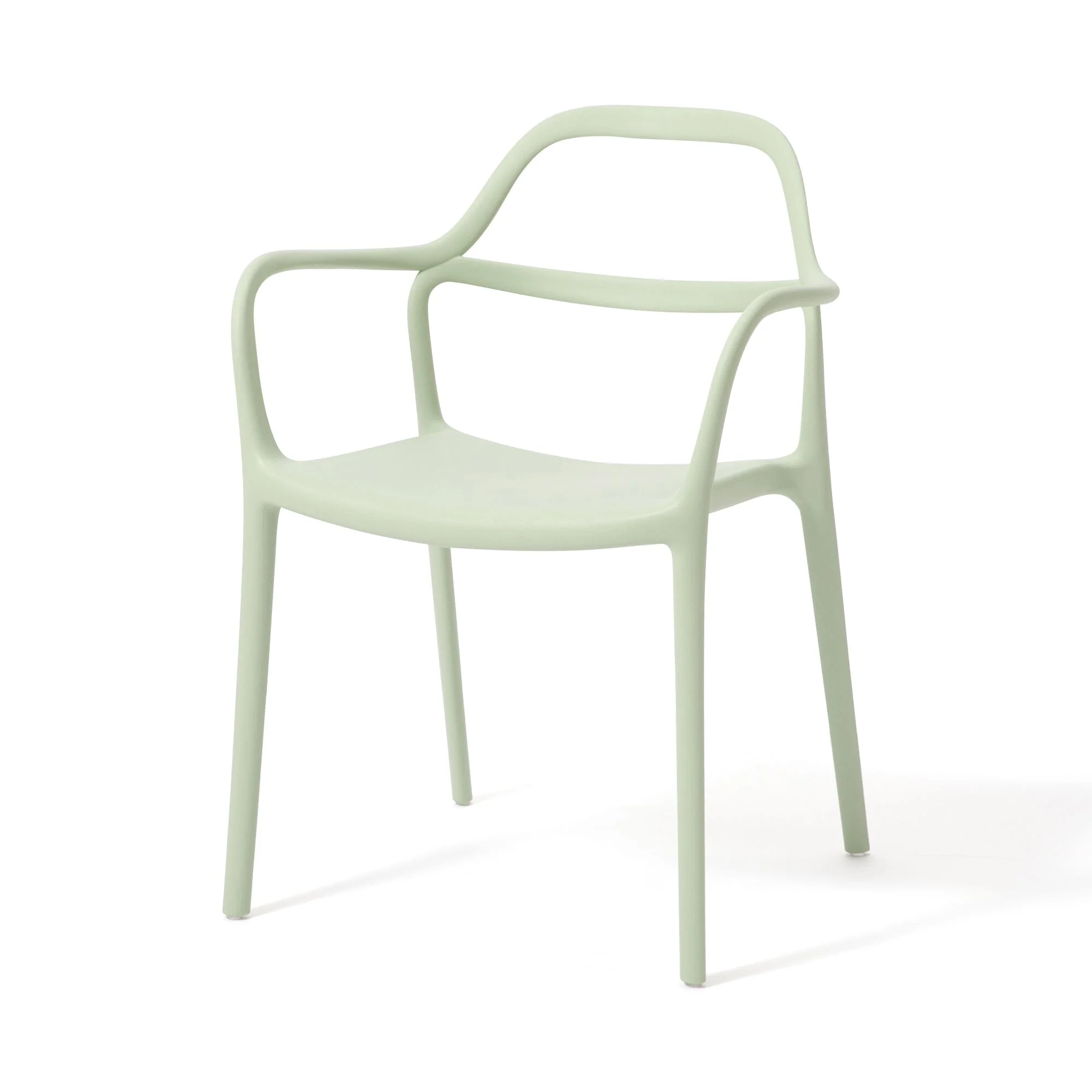 Light Green Upholstered Accent Chair