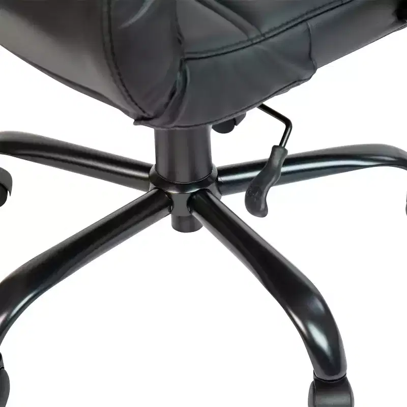 Flash Furniture High Back Executive Swivel Office Chair with Metal Frame and Arms