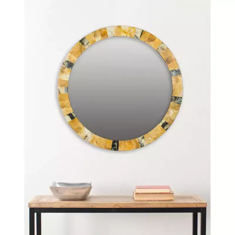 Lydia Artisan Mirror - 29.5 x 29.5 - MIR4051 - Multi - Safavieh