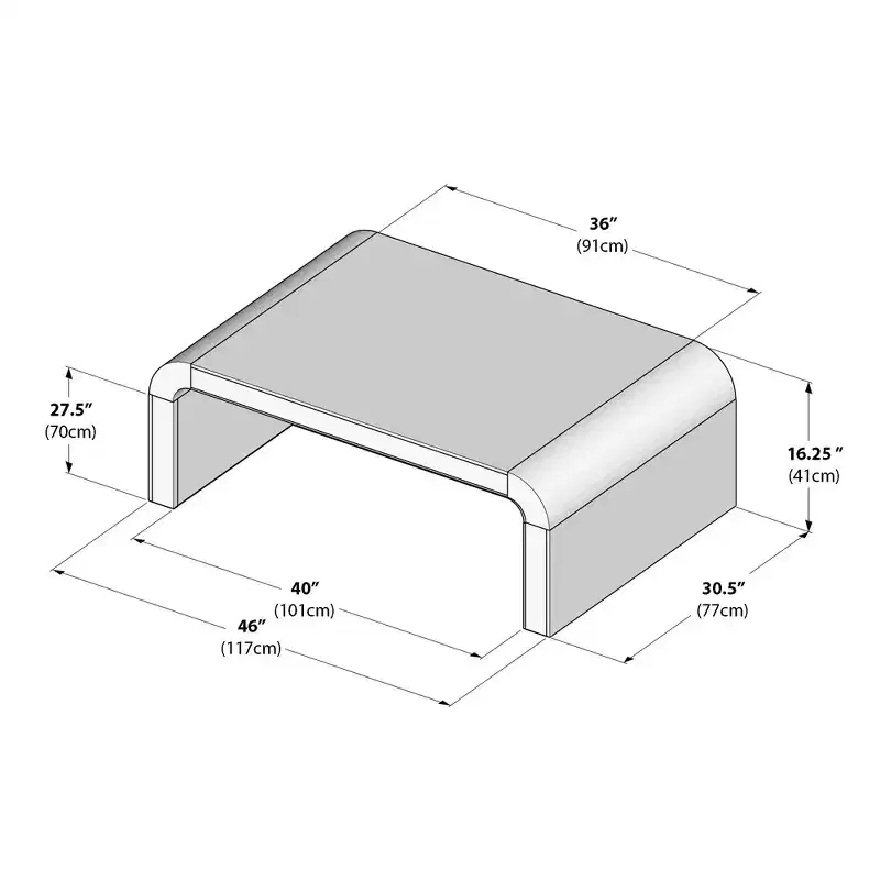 Arcata Coffee Table (46in / 1140mm)