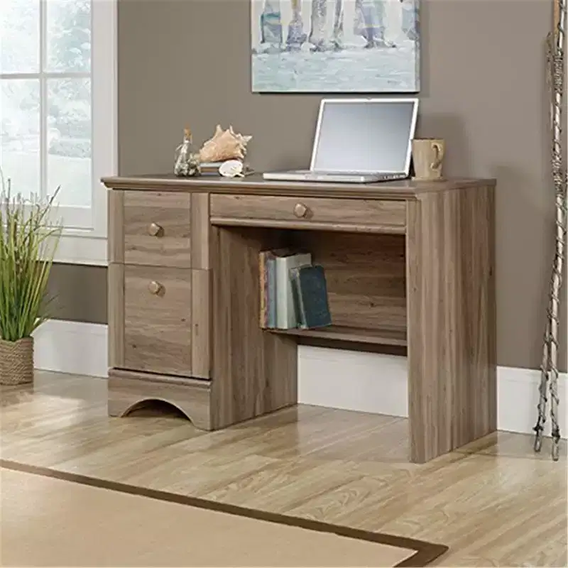 All Purpose Drawer Computer Desk - Salt Oak Finish 43.5 x 19.40 x 28.98
