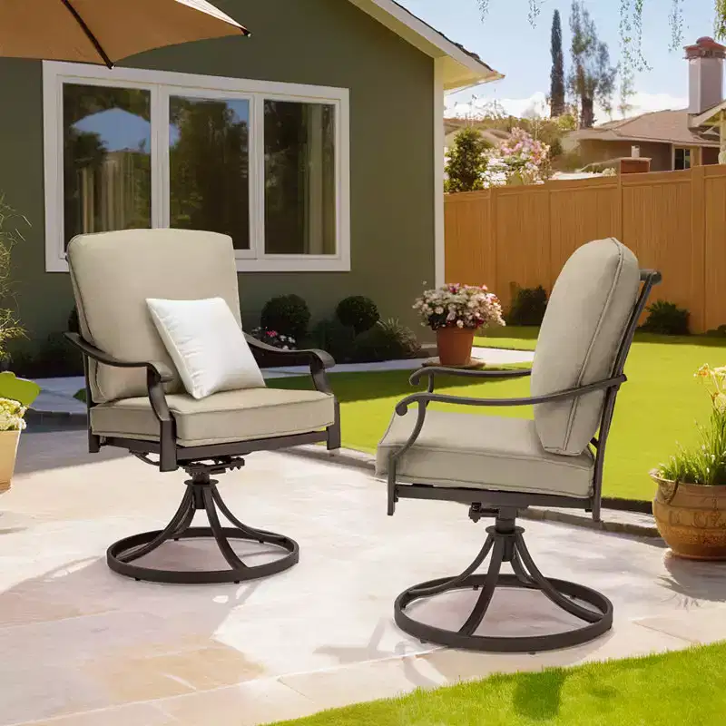 EROMMY Patio Dining Armchair with Cushion