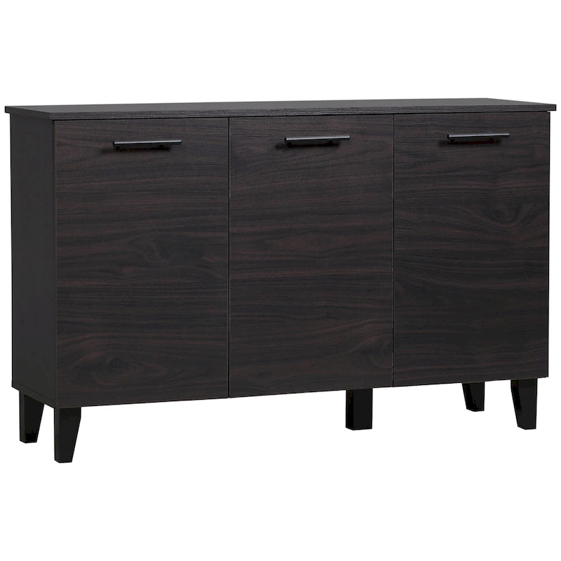HOMCOM Kitchen Sideboard, Buffet Cabinet with Adjustable Shelf, Coffee Bar for Living Room, Dining Room