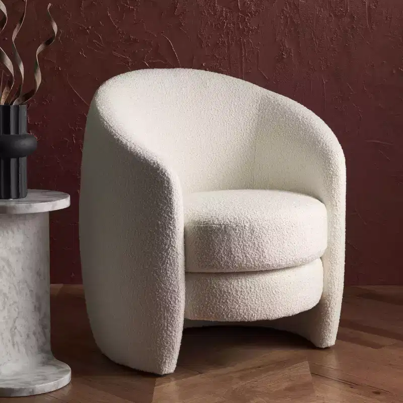 Danianna Boucle Accent Chair - SFV4803 - Safavieh Couture