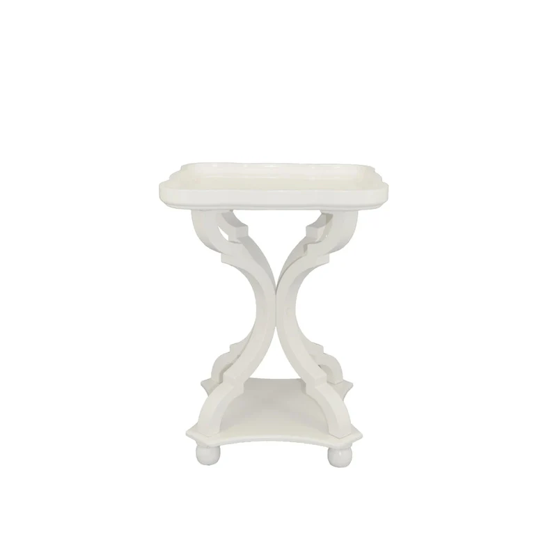 Rustic Farmhouse Tray Top End Table
