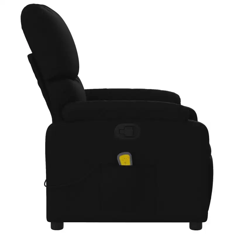 vidaXL Massage Recliner Chair Polyester, Metal, Plywood Single