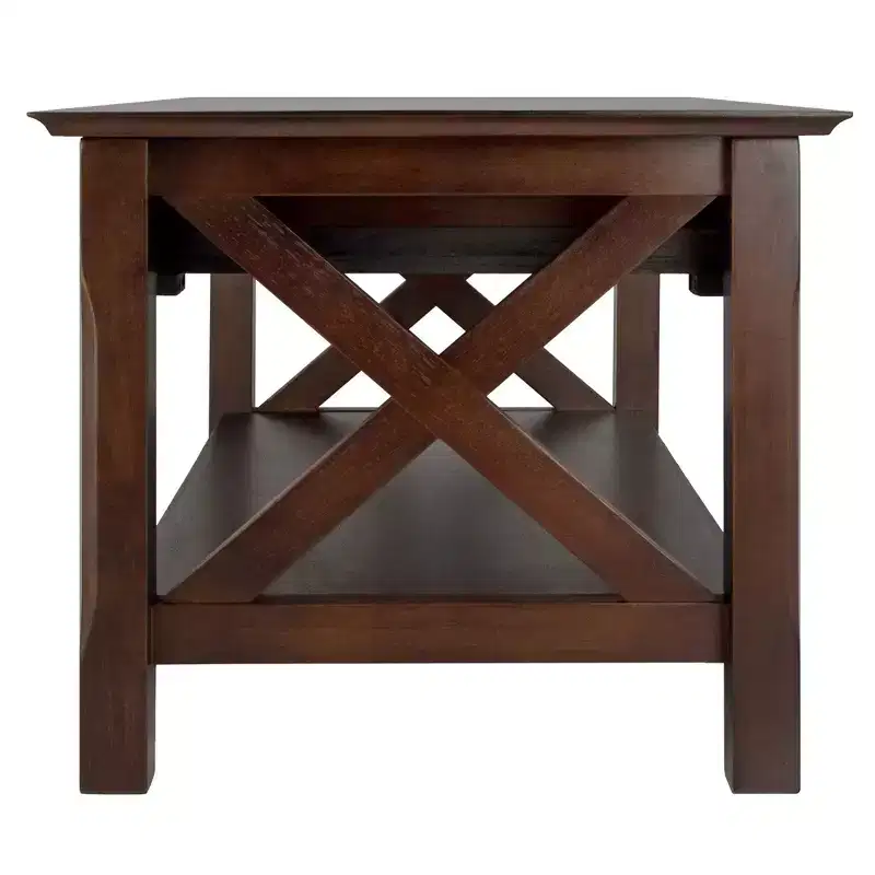 Xola Coffee Table with 2 Drawers - Cappuccino - Winsome