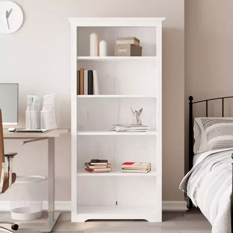 vidaXL Bookcase BODO Engineered Wood Modern Living Room Storage Home Bookshelf