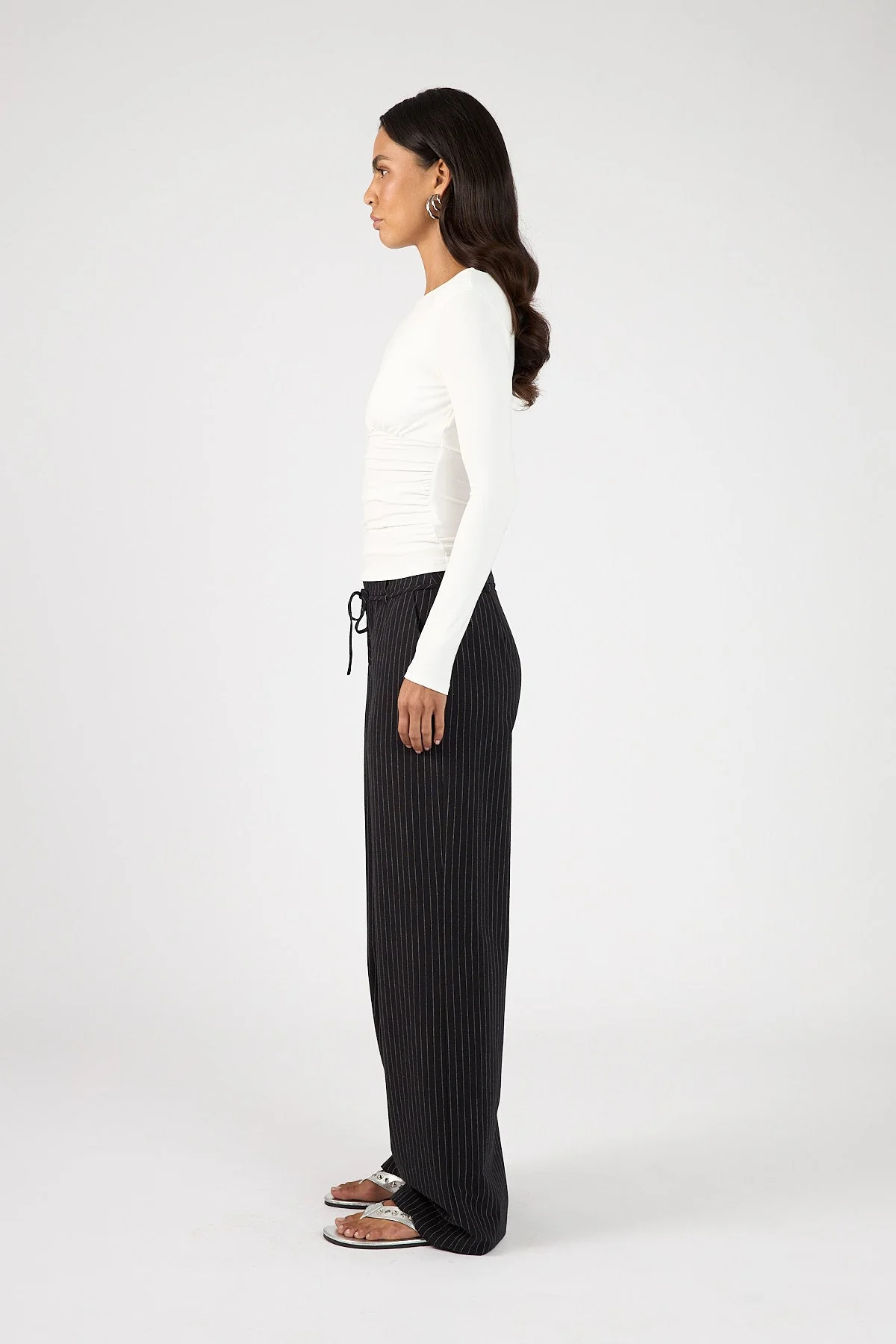 Mid Rise Pant Black