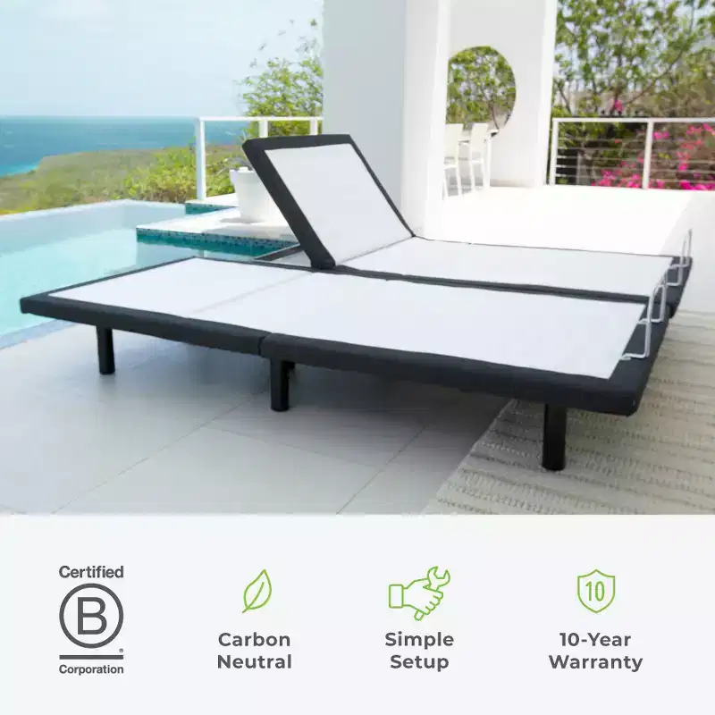 Classic Adjustable Mattress Base - Zero Gravity, Anti-Snore, Wireless Remote