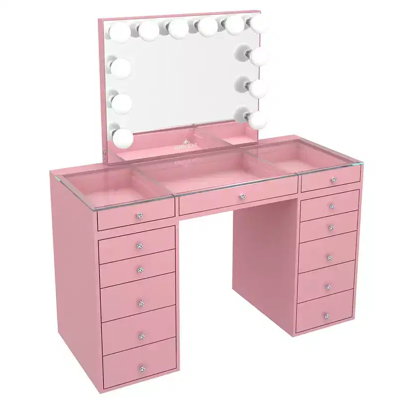 Impressions Vanity SlayStation Plus 2.0 Tabletop with 5 Drawer Units Bundle