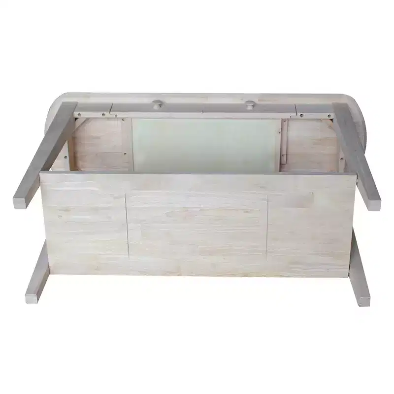 Philips Oval Sofa Table Unfinished - International Concepts