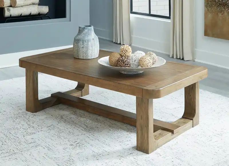 56 Solid Wood Country-Style Coffee Table