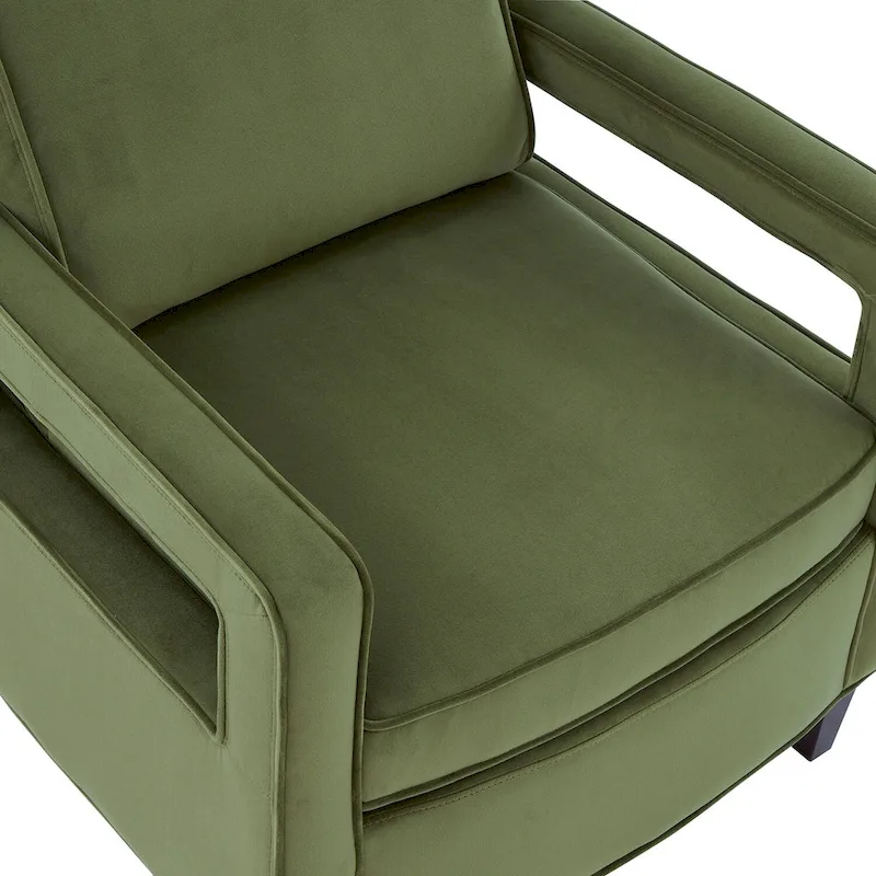 Velvet Accent Arm Chair