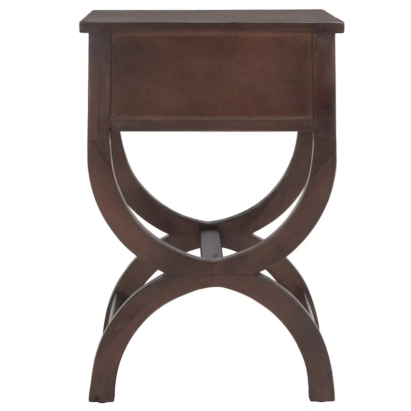 SAFAVIEH Liller 1-Drawer Accent Table Nightstand (Fully Assembled) - 18 W x 15 D x 27 H - 18Wx15Dx27H