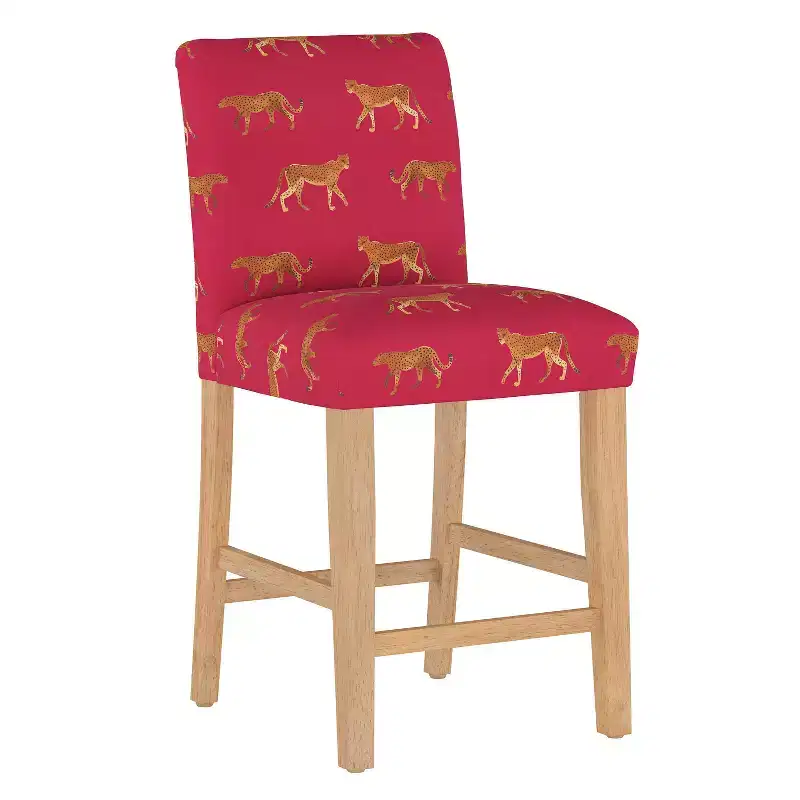 Skyline Furniture Hendrix Patterned Counter Height Barstool