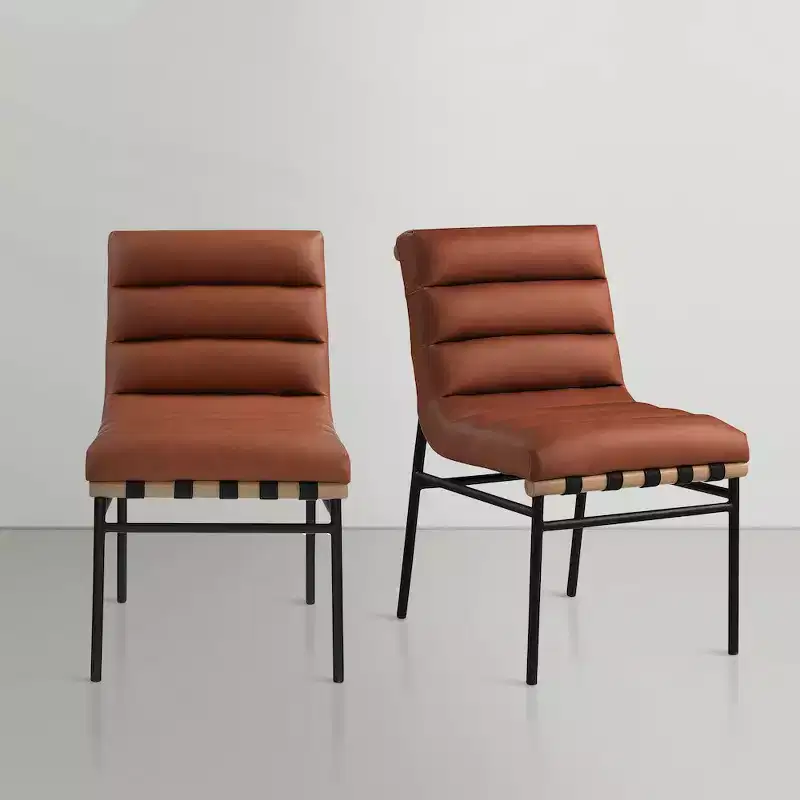 Vegan Leather Dining Chair