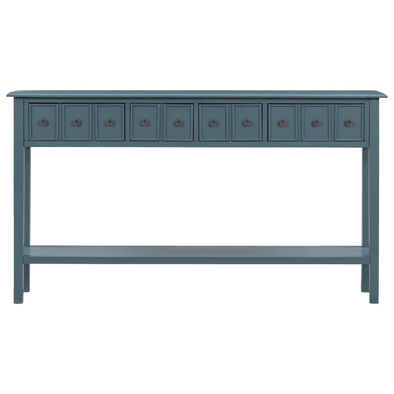 Harper & Bright Designs Rustic 4-drawers Long Entryway Console Table