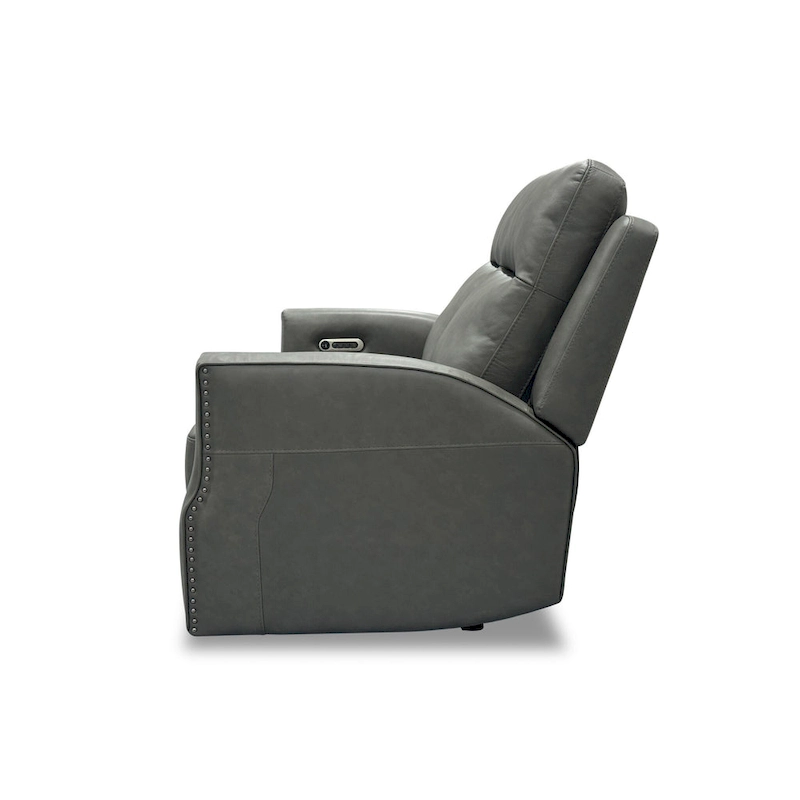 Maxwellton Cedar Power Reclining Loveseat with Power Headrests and Lumbar by Flexsteel - 56 x 42 x 39