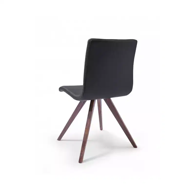 37 in. Black Faux Leather Dining Chair Set of 1 for a chic choice modern dcor and elegant dining experience