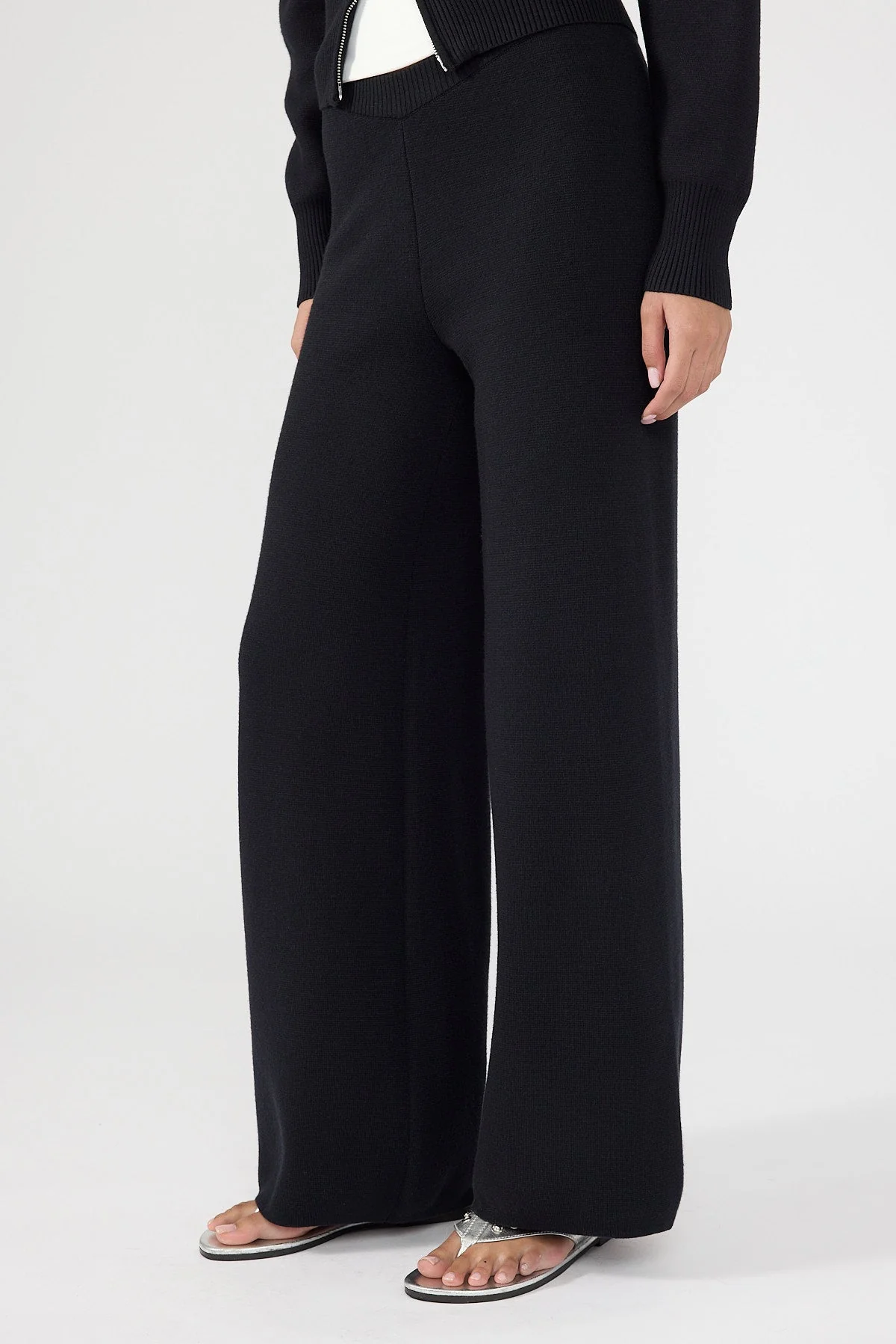 Knit Pants Black