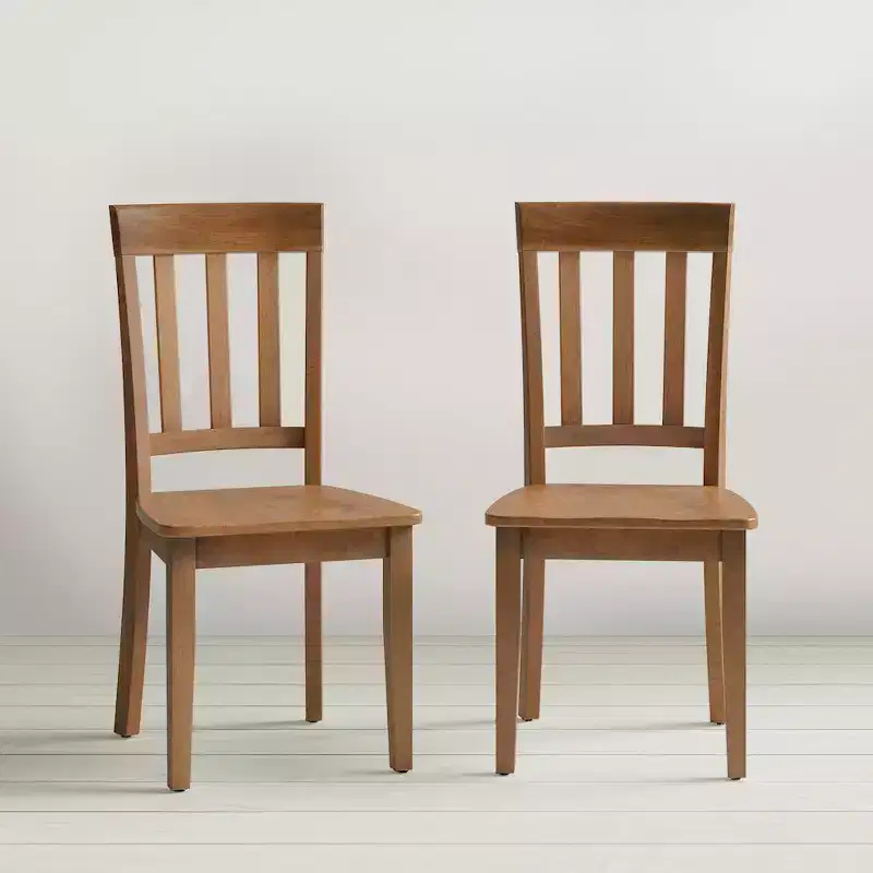 Jofran, Simplicity Solid Wood Classic Slat Back Dining Chair (Set of 2)