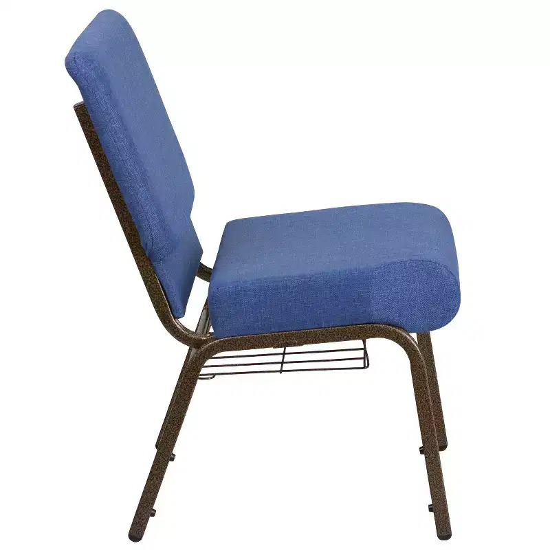 Flash Furniture HERCULES Series 21''W Church Chair with Book Rack