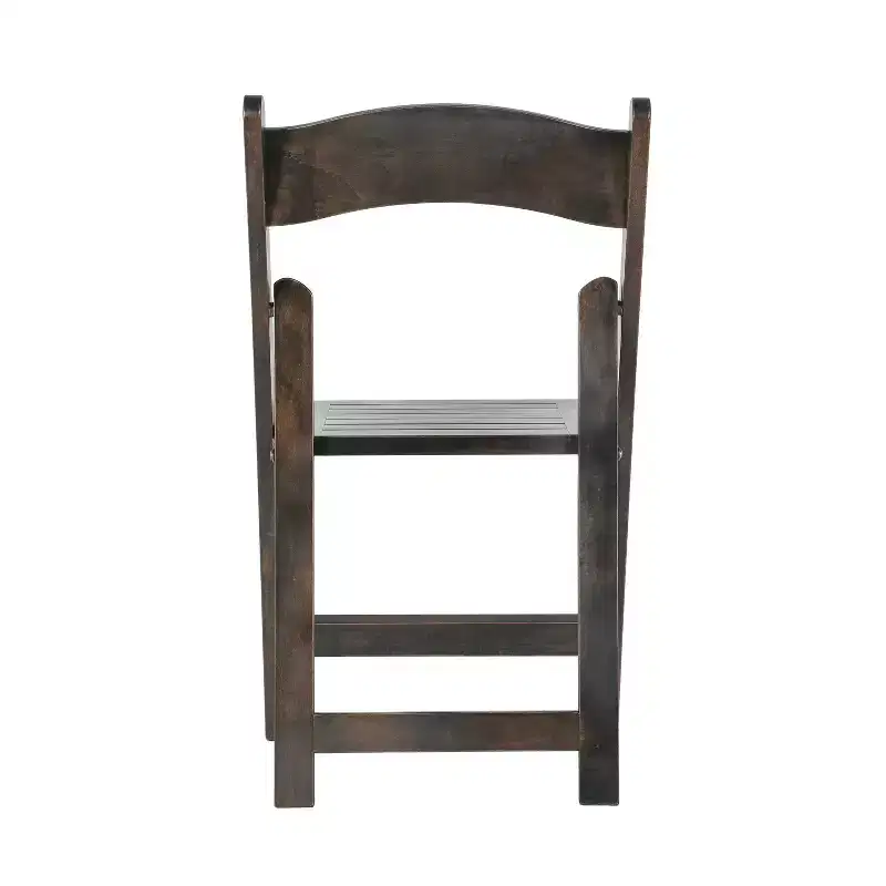 Early American Wood / Oak / White Solid Wood Folding Dining Chair – Seats 1