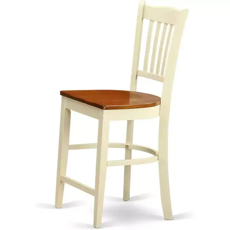 HomeStock Counter Height Stools-Slat Back