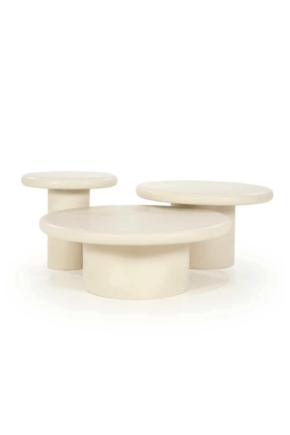 White Round Coffee Table