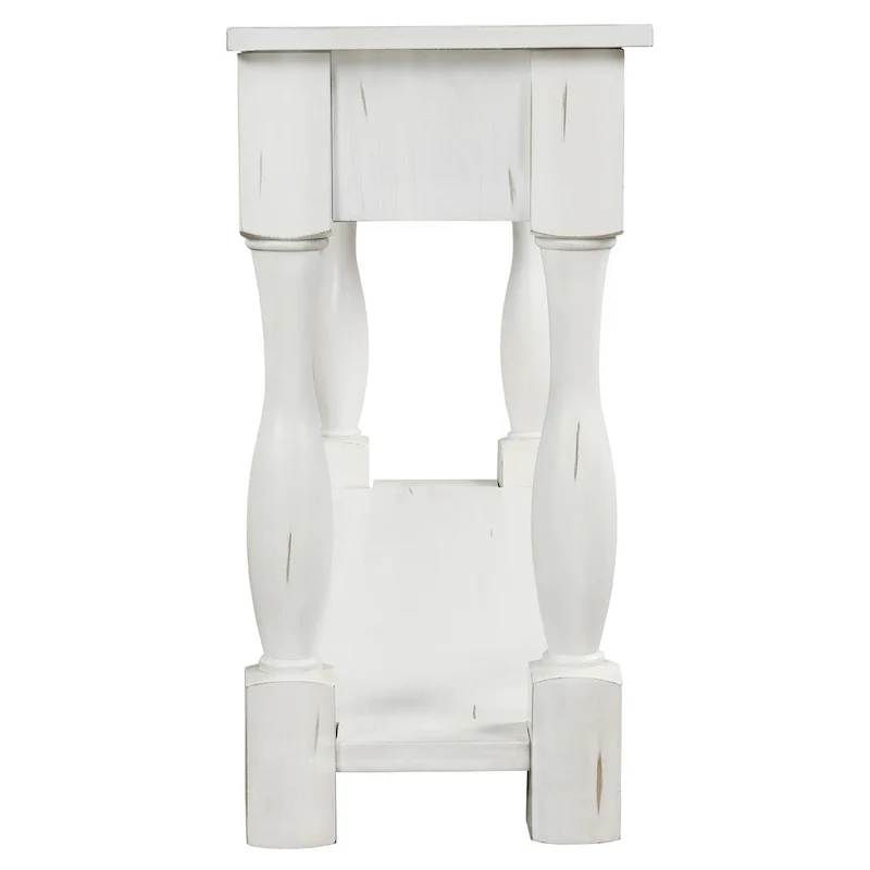 Nestfair 64 in. W Console Table with Drawers and Shelf