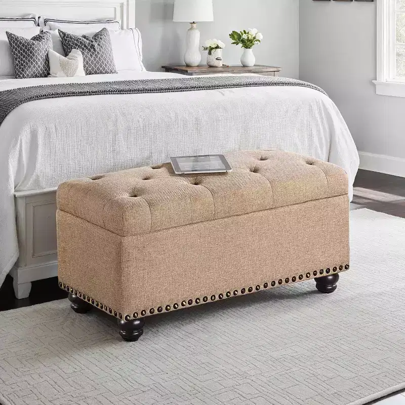 HomeStock Comfort 7th Avenue Storage Ottoman