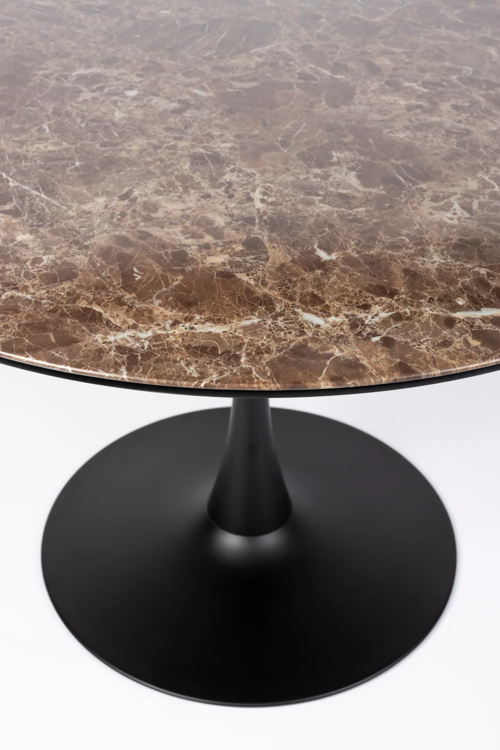 Brown Pedestal Dining Table