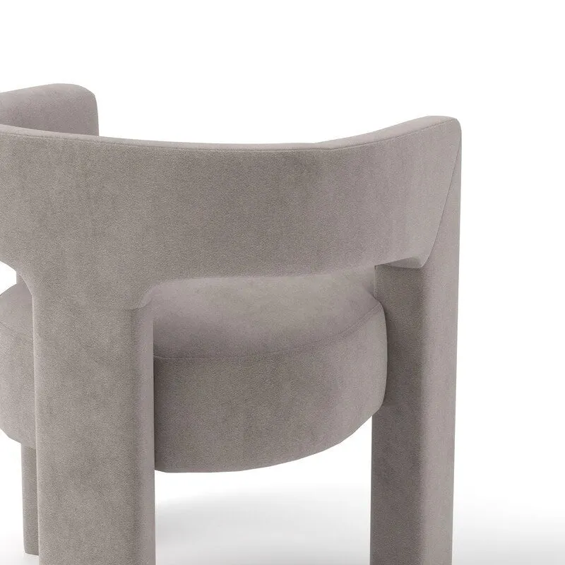 SEYNAR Modern Glam Velvet Upholstered Dining Chair, Open-Back Accent Chair Set of 6