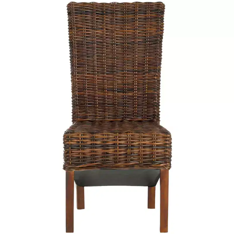 Ridge Side Chair - Set of 2 - FOX6523 - Pecan Brown - Safavieh Couture