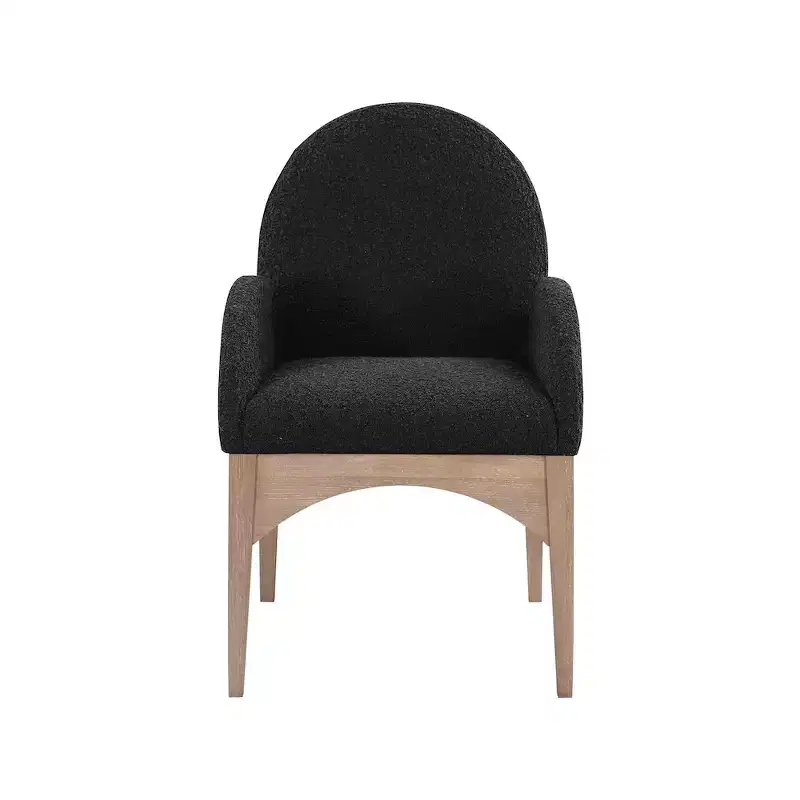 Meridian Furniture,Waldorf Boucle Fabric Dining Chair