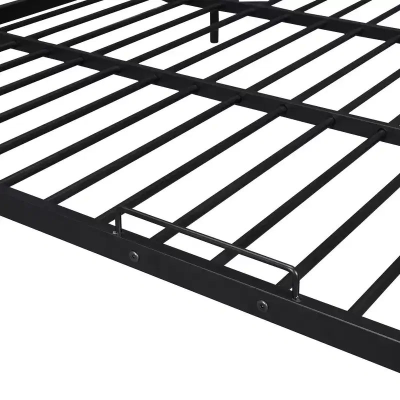 Full XL Over Queen Metal Bunk Bed - ModernLuxe