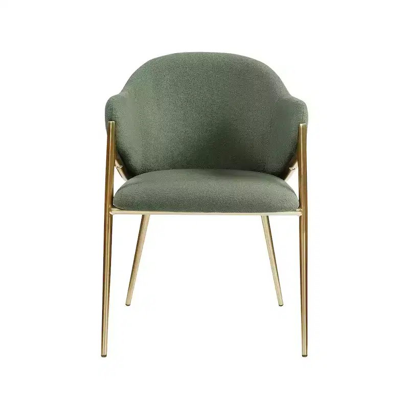 Meridian Furniture,Nial Boucle Fabric Dining Chair, Set of 2