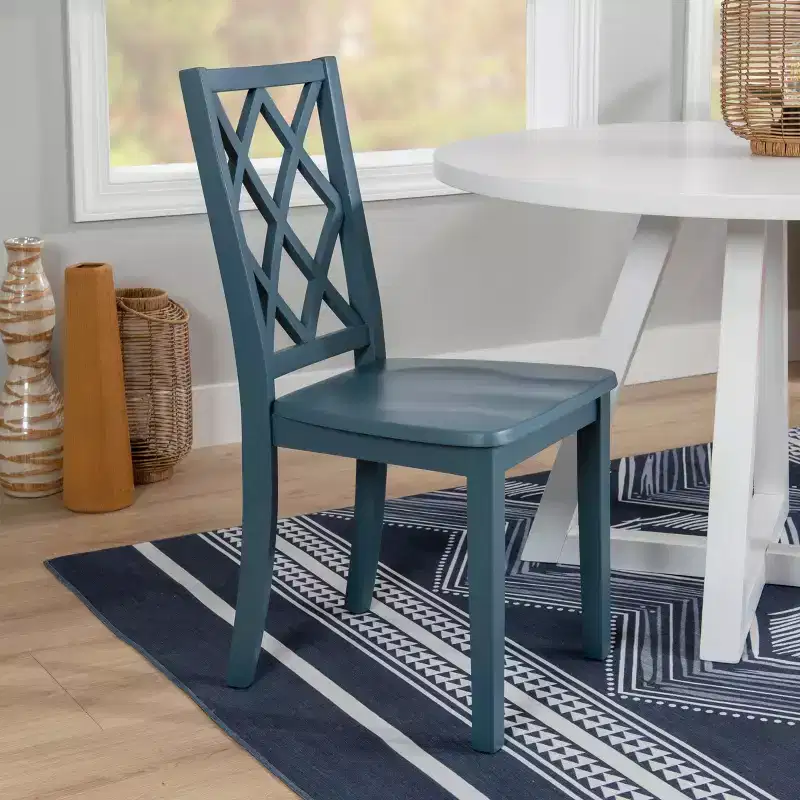 Shelby Solid Wood X Back Side Chair - Powell