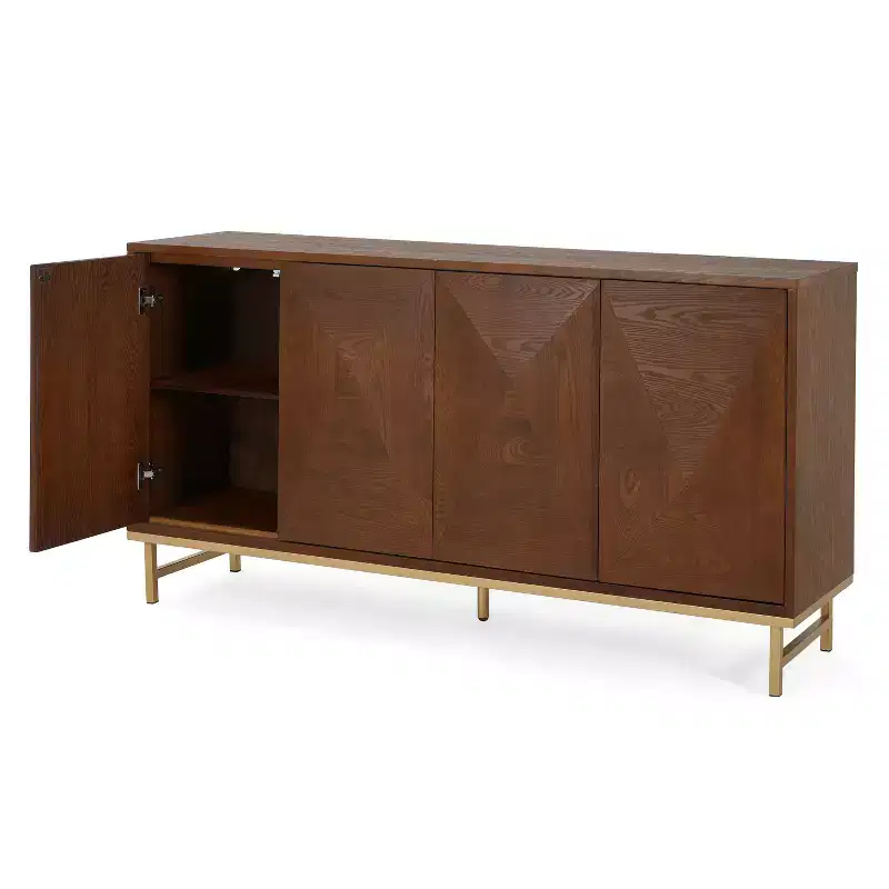 Christopher Knight Home Tamid Modern Wide Handcrafted Sideboard with Adjustable Shelves